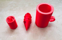 Ice Lock – Red Shimmer Silk Edition