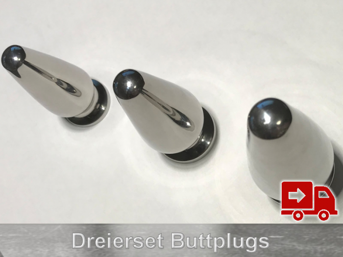 Dreierset Buttplugs