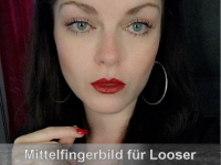 Mittelfingerbild für Looser