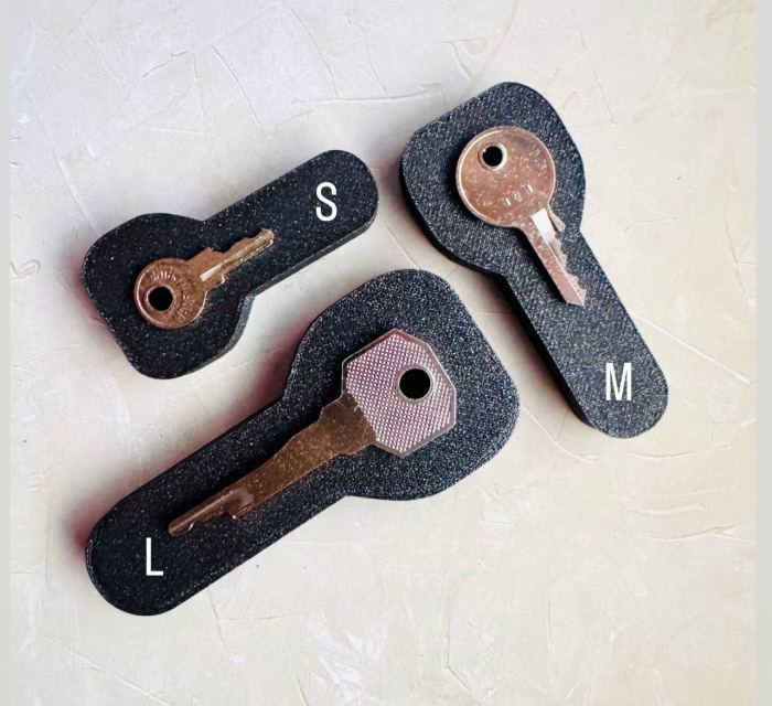 Schwarze Glitzer Schlüsselsafe