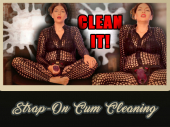 Strap-On Cum Cleaning