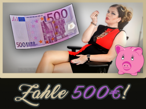 Zahle 500€ - damit ich einige Stunden frei nehmen kann