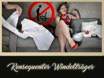 Konsequenter Windelträger