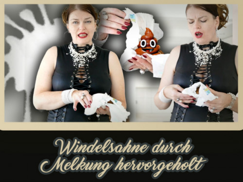 Windelsahne durch Melkung hervorgeholt