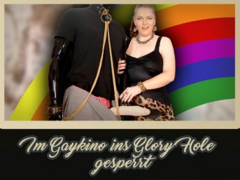 Im [zensiert]kino ins Glory Hole gesperrt