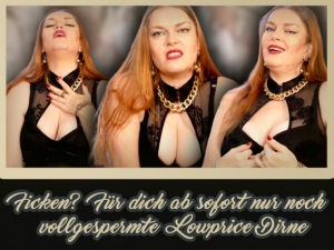 Ficken? Für dich ab sofort nur noch vollgespe