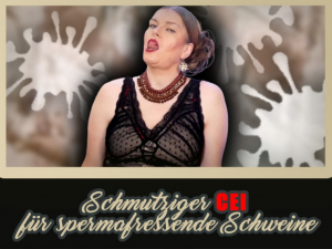 Schmutziger CEI für spermafressende Schweine